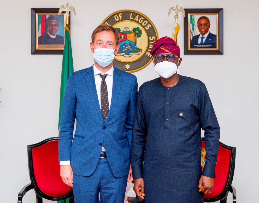 GOV. SANWO-OLU RECEIVES AMBASSADOR OF THE ROYAL KINGDOM OF NORWAY